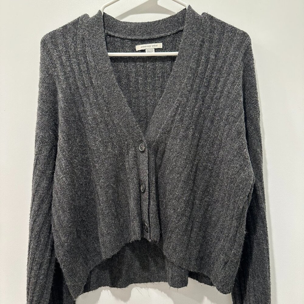 Cropped Oversize Cardigan